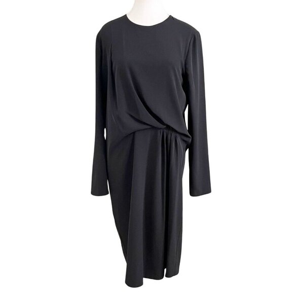 NWOT BY MALENE BIRGER BLACK ACARMAR MIDI DRESS - 36 (6) - Picture 2 of 12